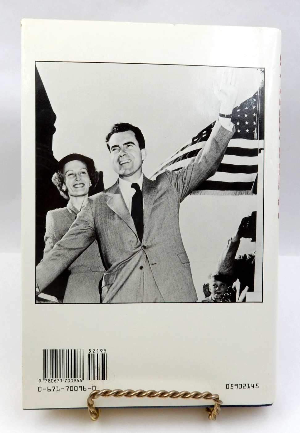 SIGNED PRESIDENT RICHARD NIXON HARDCOVER BOOK IN THE ARENA 1990 SIMON & SCHUSTER