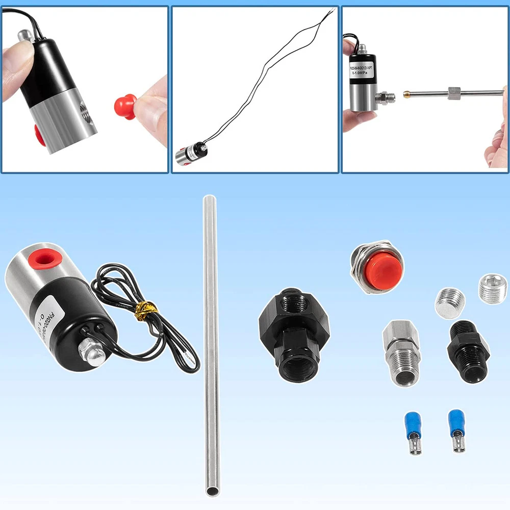 16030 NOS 4AN Line Nitrous Purge Valve Kit For Purging Nitrous Oxide System