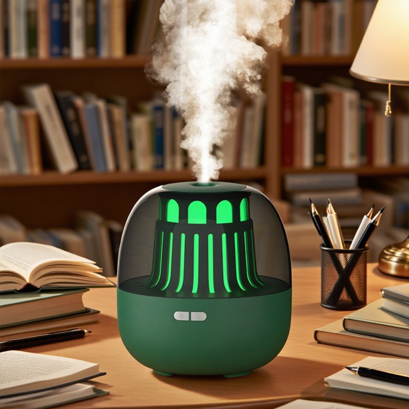 Lighthouse - shaped Aromatherapy Humidifier Black