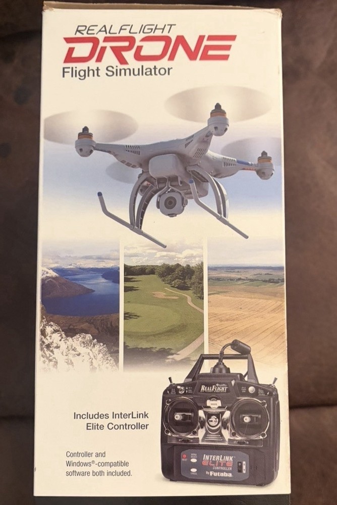 RealFlight R/C Flight Simulator Interlink Elite Controller Futaba