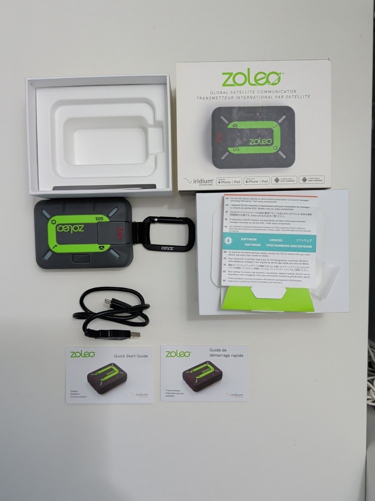 ZOLEO Satellite Communicator SOS GPS Tracker – New Open Box – Never Activated
