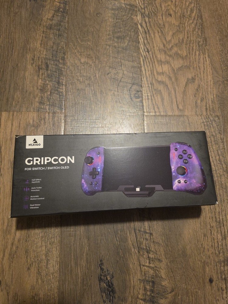 Nexigo Gripcon For  Nintendo Switch/Switch OLED Joycon Controller Case Clear Ice