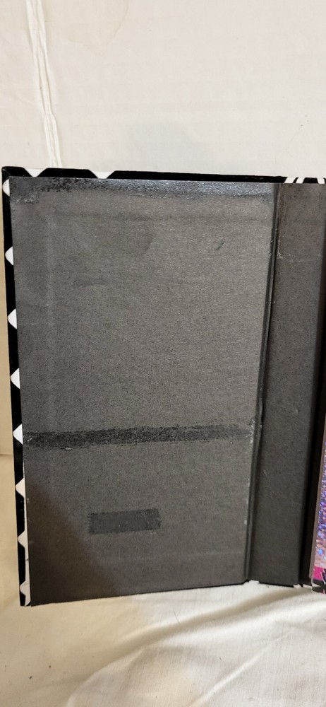 BRATZ BLACK WHITE VELOUR TRIFOLD NOTE PAD (2) NOTE PADS