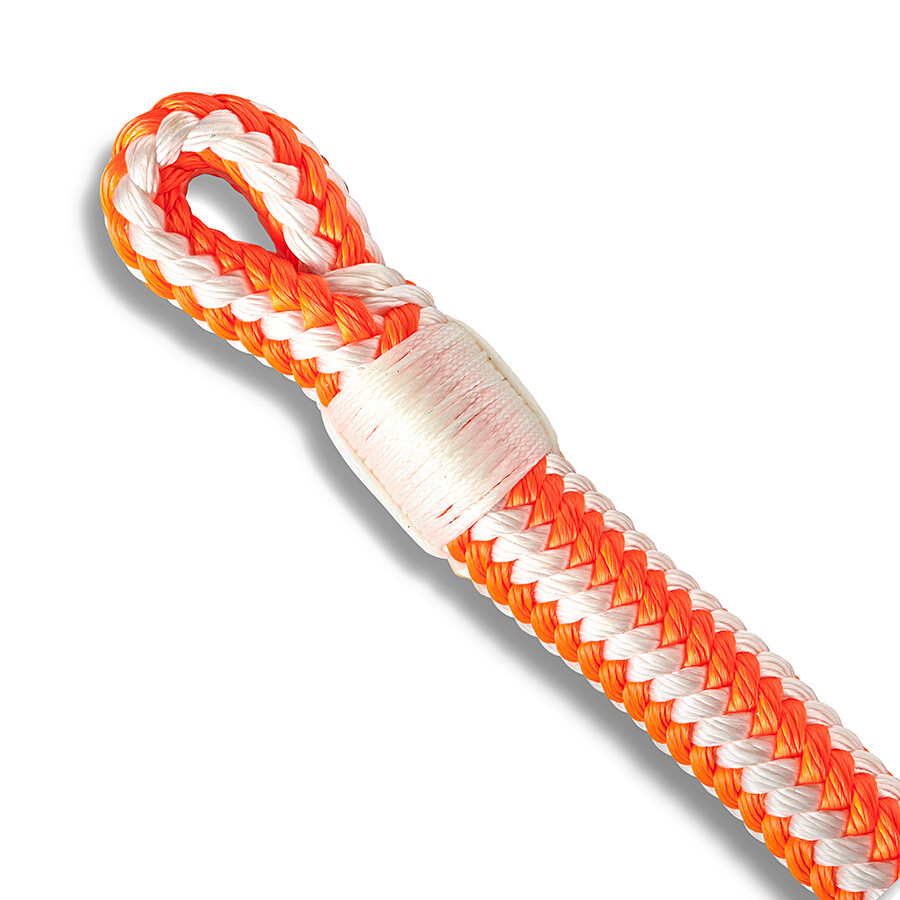 New England - Teufelberger 1/2" Hi Vee Safety Blue Climbing Rope, 16 Strand