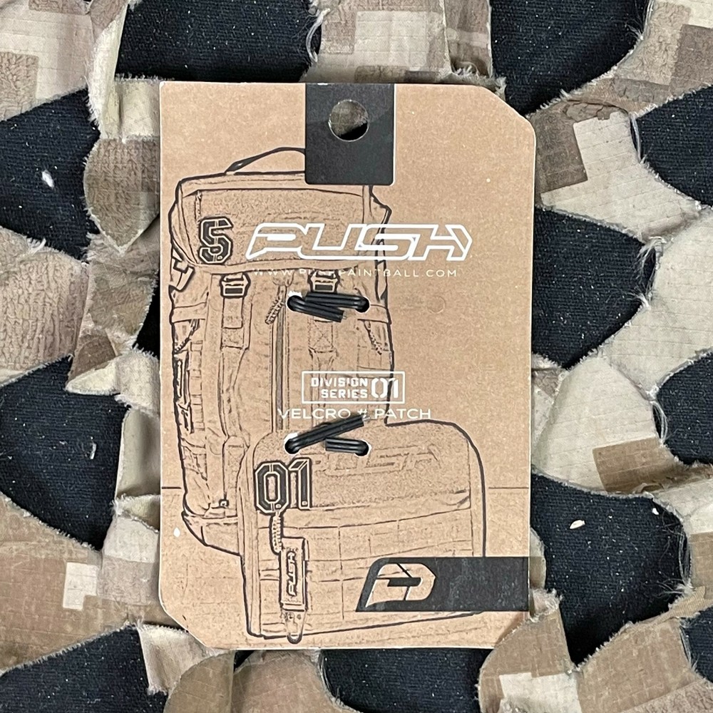 NEW Push Division Number Patch #7 - Blue