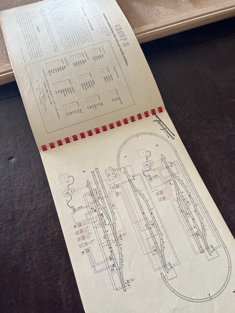 Vintage Fleischmann HO Model Train Track Layouts Book