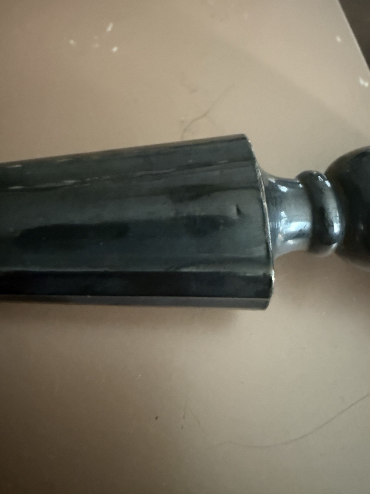 Vintage Sterling Silver Cemented Reinforced Candlestick Monogrammed