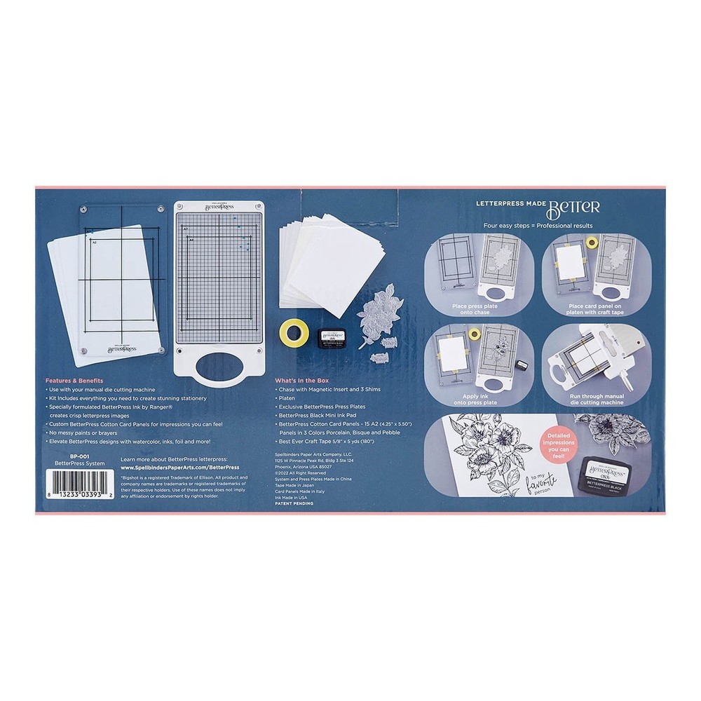 Spellbinders BetterPress Letterpress System-