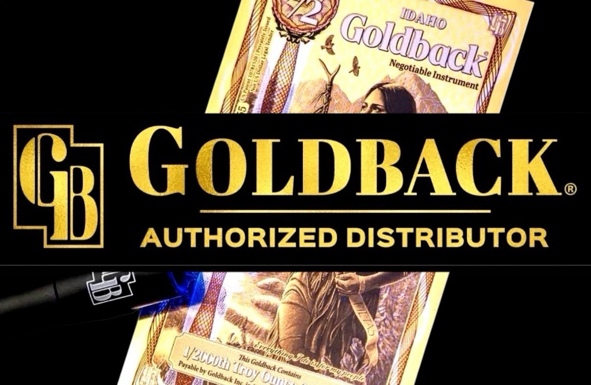 1/2 IDAHO ALPHA GOLDBACK AURUM 24K GOLD NOTE 1/2000 OZ .999 GOLD BU PRE SALE 🔥