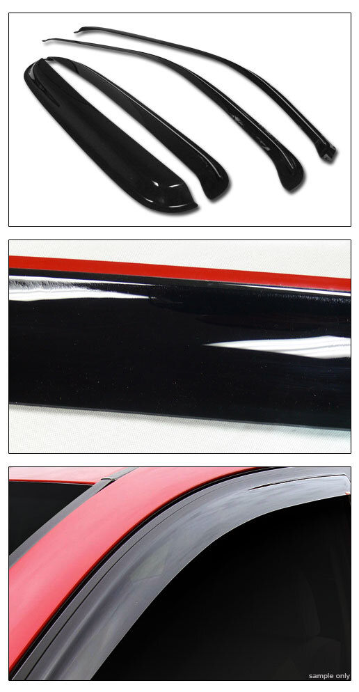 Topline For 2000-2006 Chevy Tahoe/Yukon Sun Rain Guard Vent Shade Window Visors