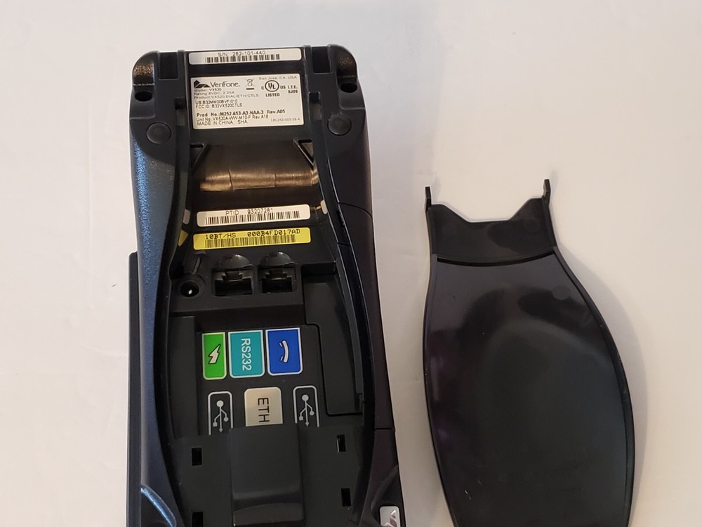 Verifone Credit Card Machine Terminal Reader Model VX520 Silver