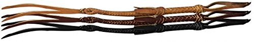Leather Braided Riding Quirt w/ Wrist Loop