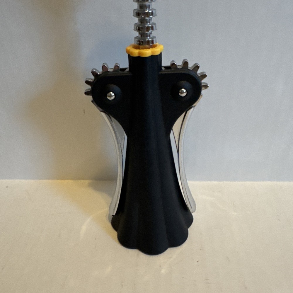 Anna G. Corkscrew Black Bottle Opener Winged