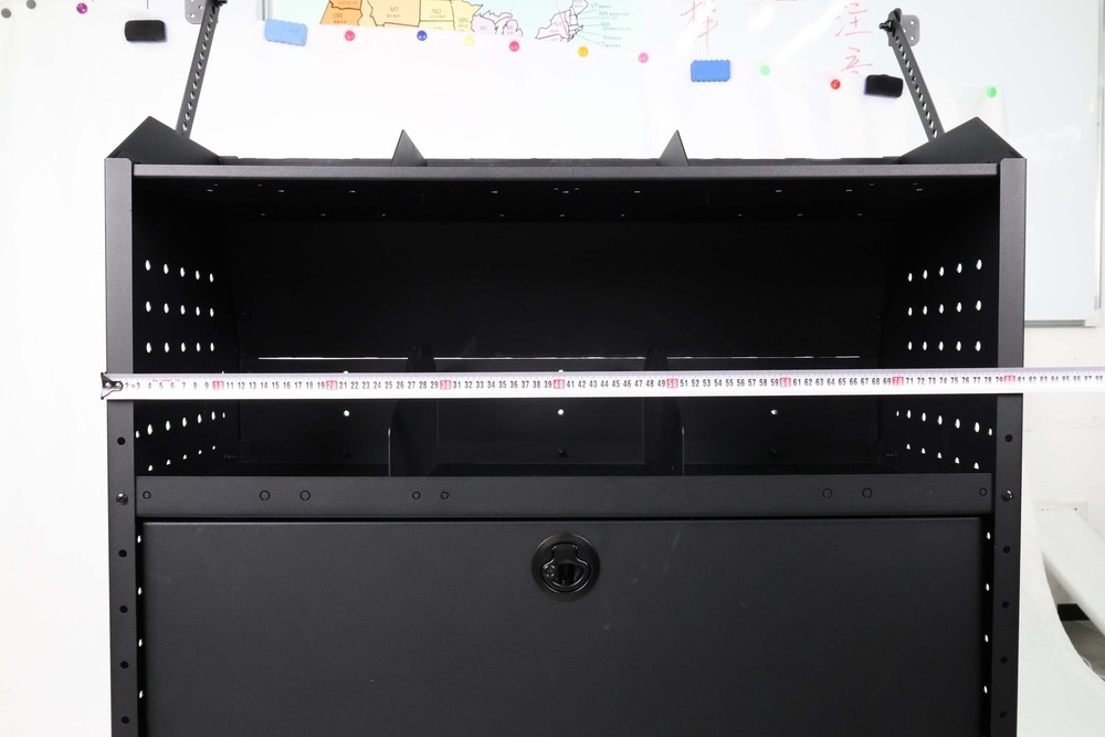 32"Wx43"Hx13"D Cargo Van Shelving Storage for Ford Transit, Lockable, Adjustable
