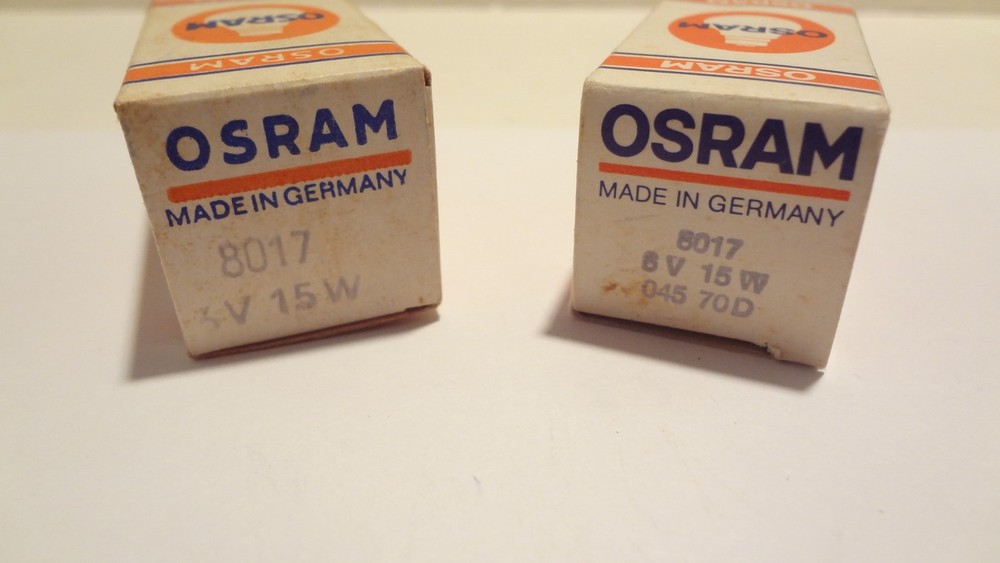 OSRAM BULBS # 8017 6VOLT 15 WATT QTY (2ea)