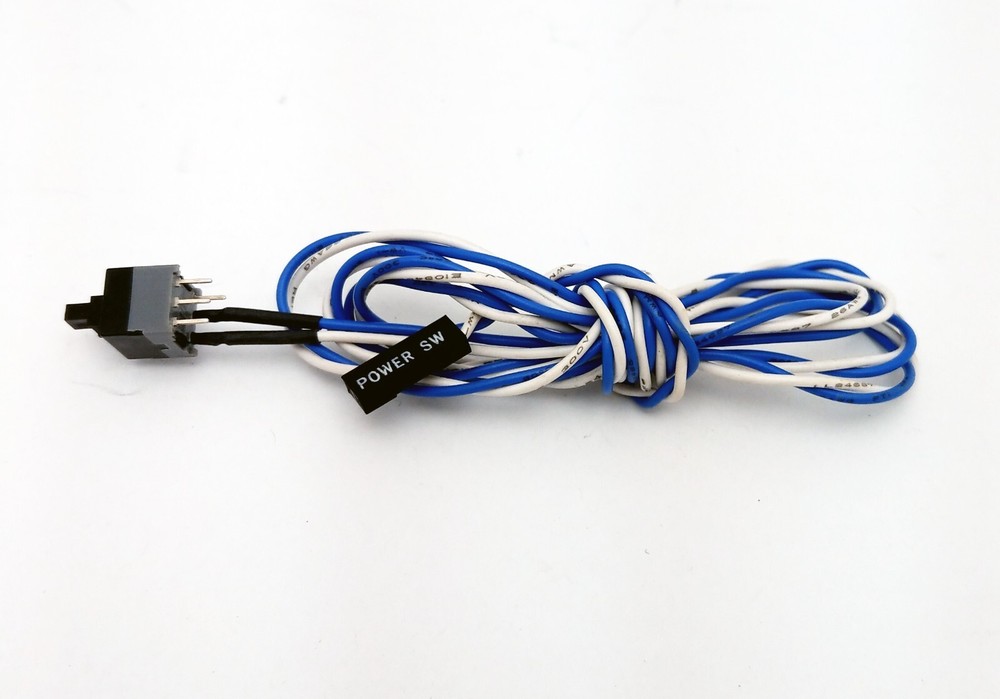2pack: PC Case Front Panel ATX Motherboard Push Button On/Off Power Switch Cable