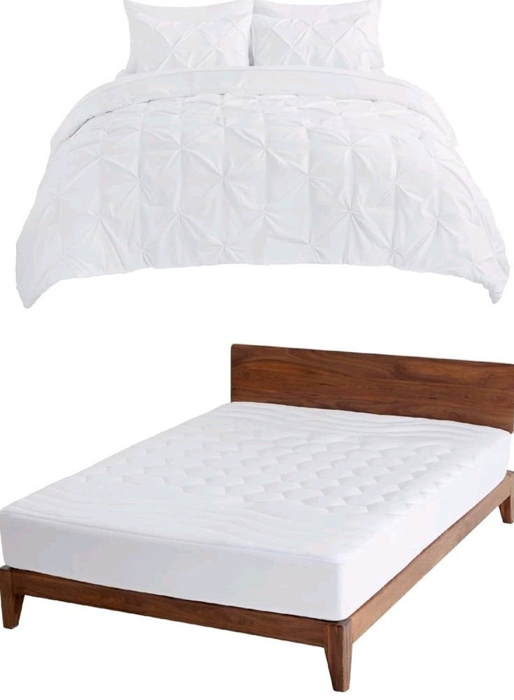 Bedisure Bed In A Bag Solid 7 Piece king