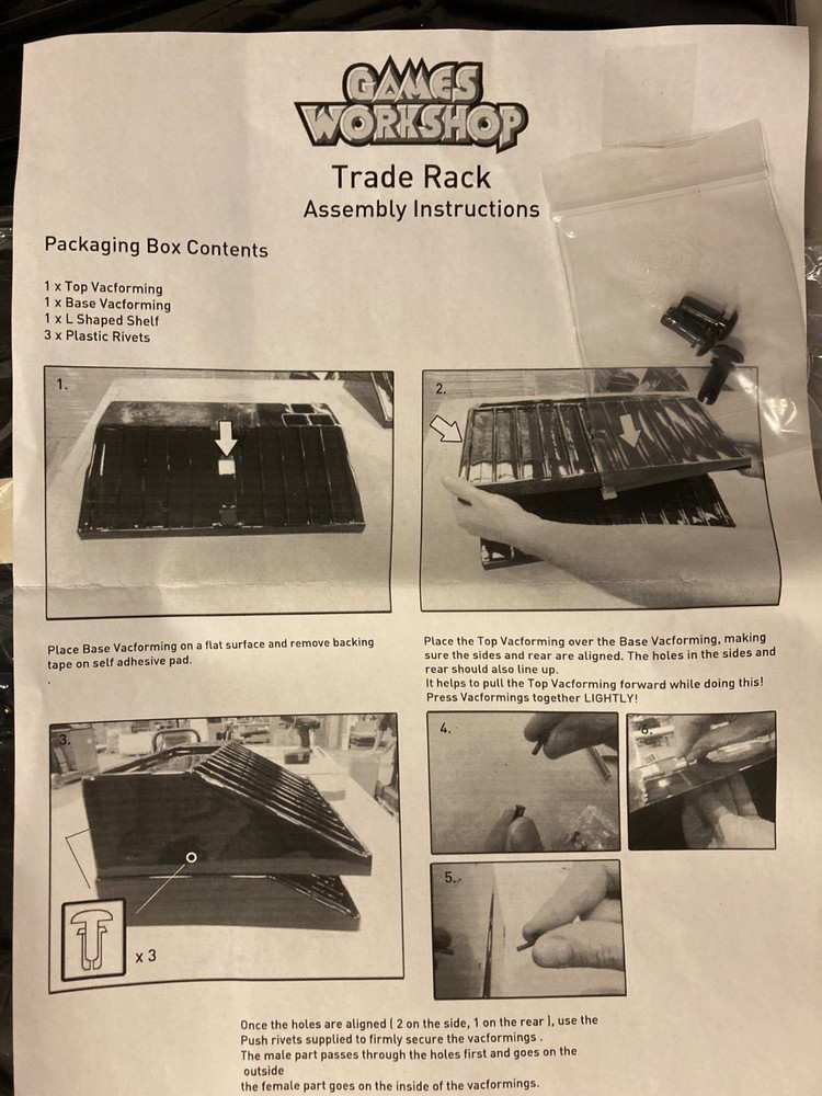 Citadel Games Workshop paint rack