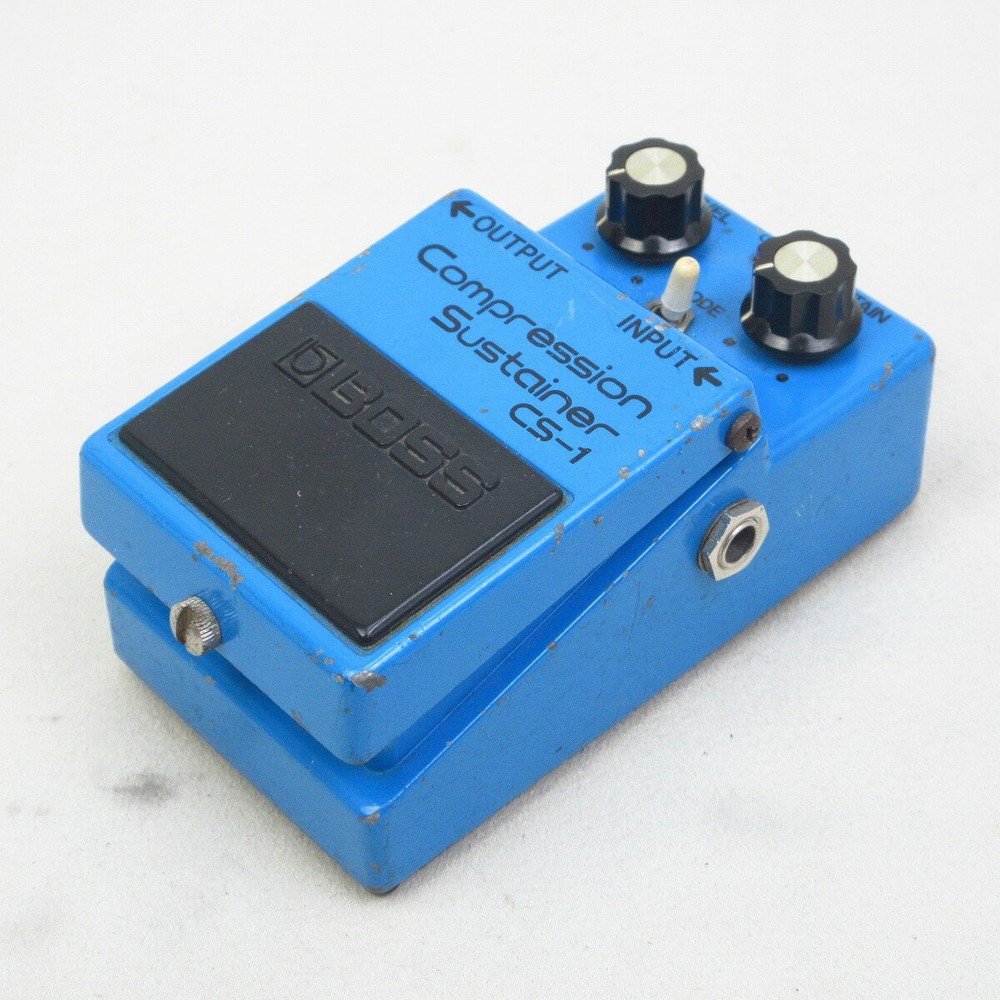 BOSS CS-1 Compression Sustainer Transparent Switch used from japan