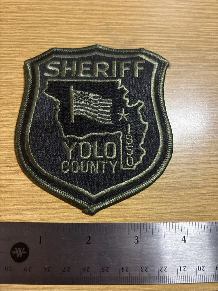 Yolo County CA Sheriff Patch Subdued