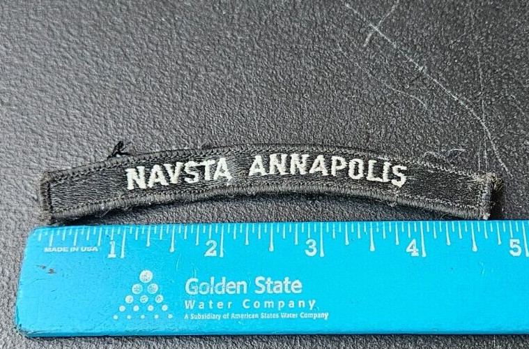 NAVY TAB PATCH, NAVSTA ANNAPOLIS.
