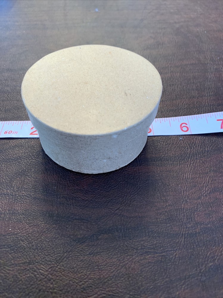 Cardboard Craft Decorating Box Round New