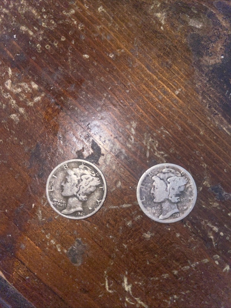 Old Dimes Mercury 2 For 100.00