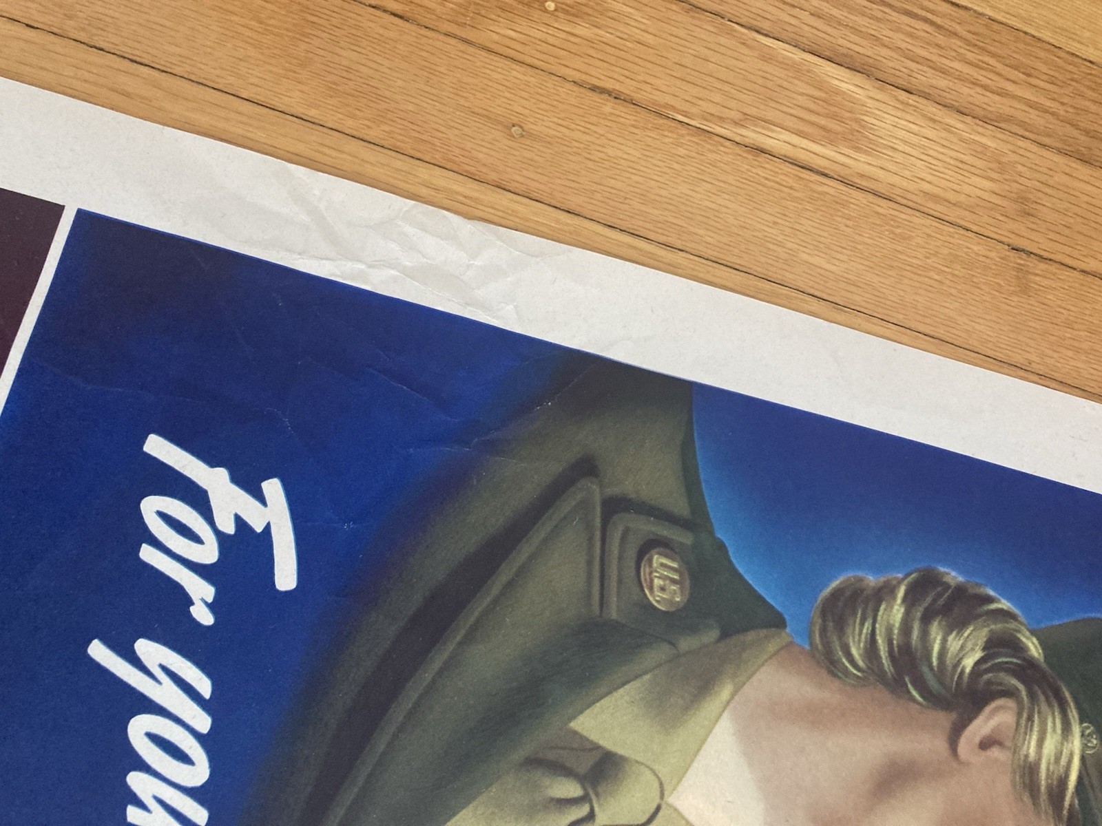 Original WWII Poster For Your Country’s Sake Today 1944 Women’s Recruit 17x25”