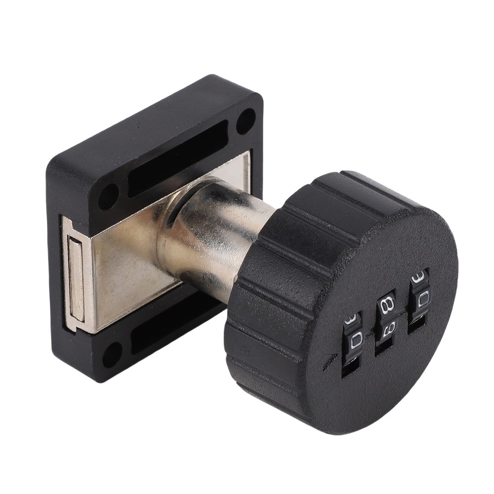 Combination Cabinet Cam Lock 3 Digits Password Coded Drawer Lock Black