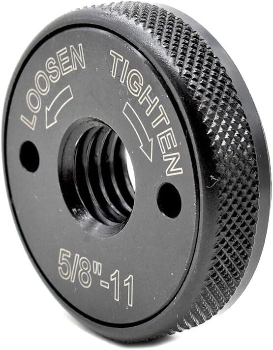 Self-Tightening Quick Change Nut for 6-9" Grinders - Time-Saving Solution