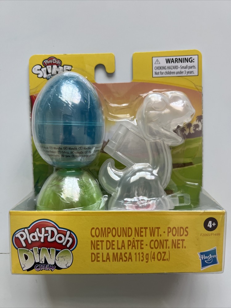 Play Doh Dino Crew Slime Hydro Glitz Combo 2 Pack