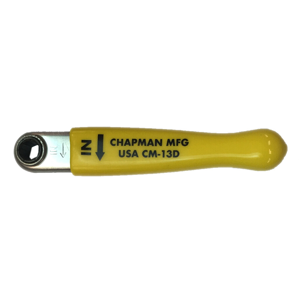 Chapman Mini Ratchet with Dipped Handle - Yellow USA MADE MFG DIRECT
