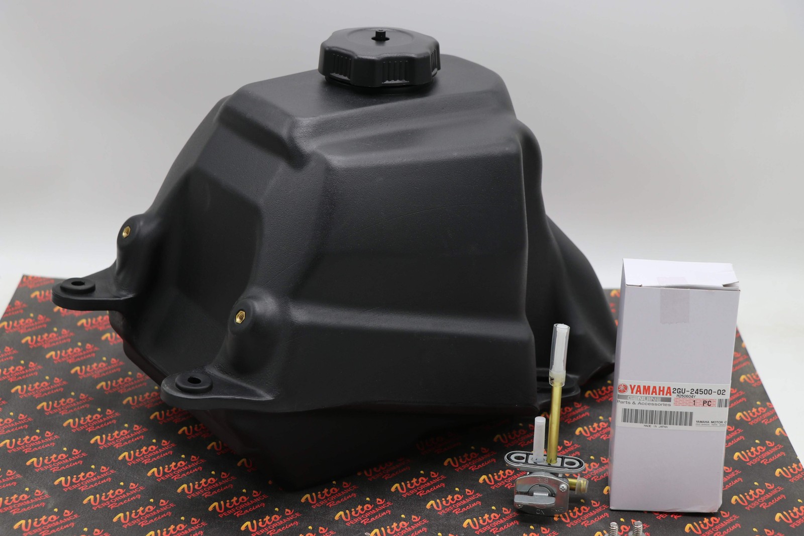 NEW YAMAHA Banshee GAS TANK + fuel cap OEM factory petcock 1987-2006