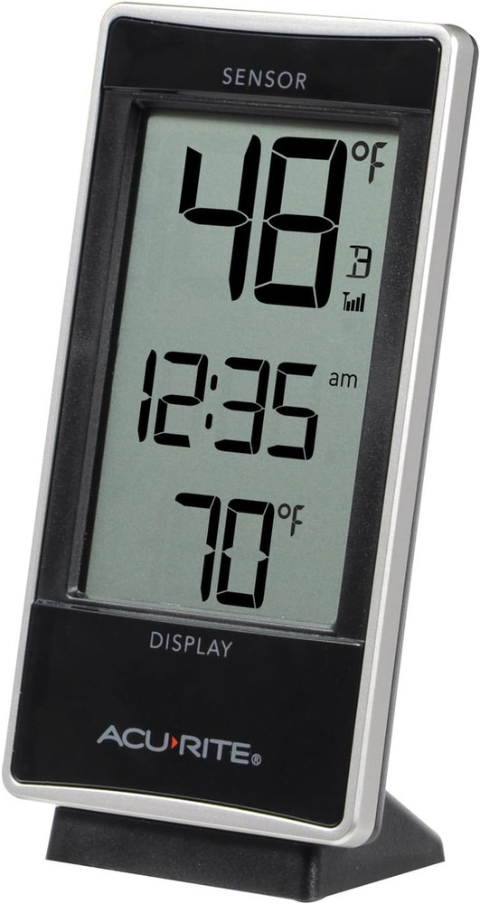 Multi Sensor Indoor Outdoor Thermometer w/ 3 Wireless Remote Temperature Sensors