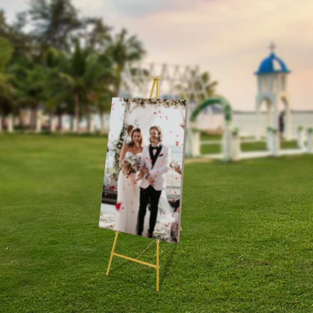 Display Easel Stand Floor Standing Easel Display Stand For Wedding Party