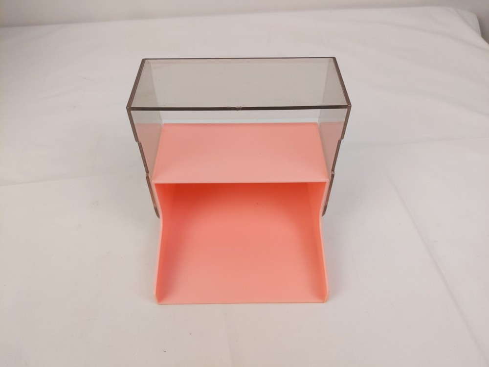 Alpha 2 Row Floppy Disk Holder Caddy + Pink Portable Clamshell Case + Labels