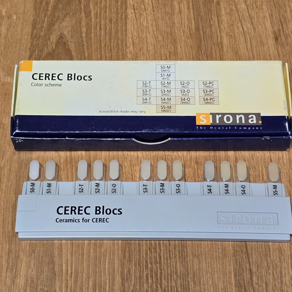 Cerec Sirona Blocs Shade Guide REF: 6038520 - Complete
