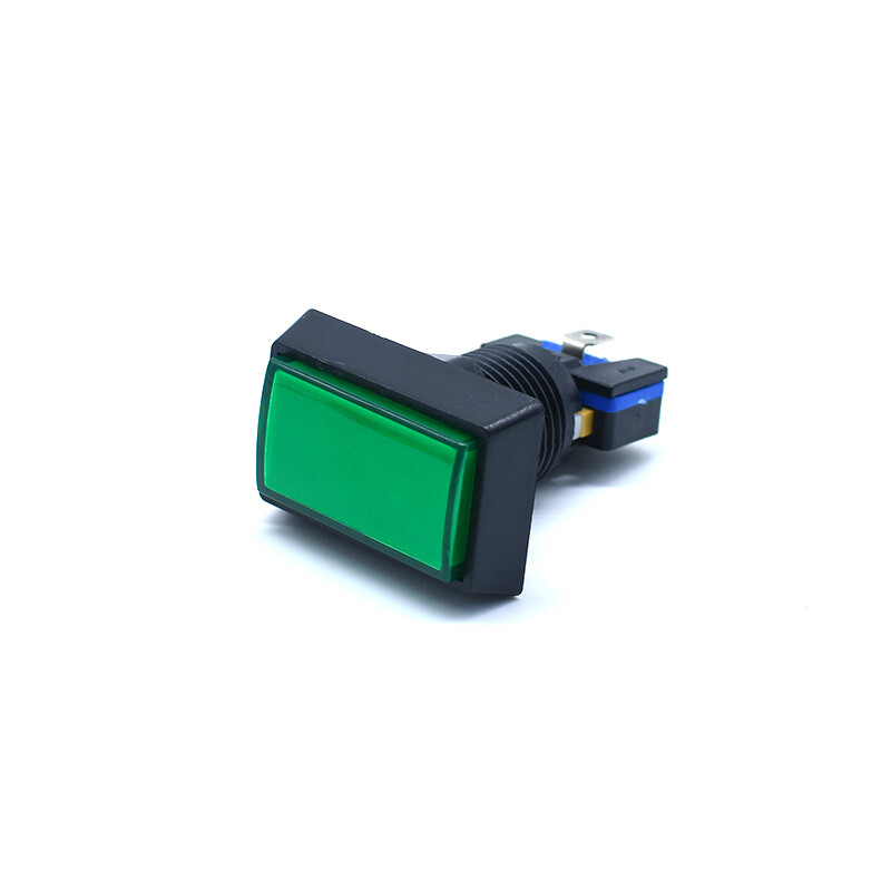 LED Arcade Buttons Rectangle with Microswitch 50mm*33mm Push illuminated Machine