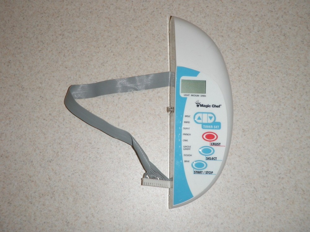 Magic Chef Bread Maker Control Panel VBM200c-1 (200) VBM 200
