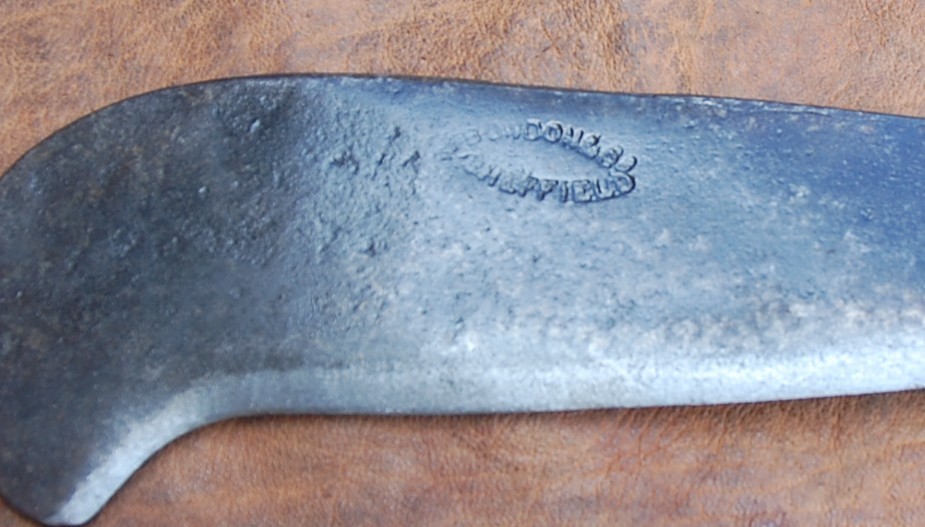 Vintage Bowdon & Co Small Billhook/Spar Hook, 7 inch edge, clean, sharp