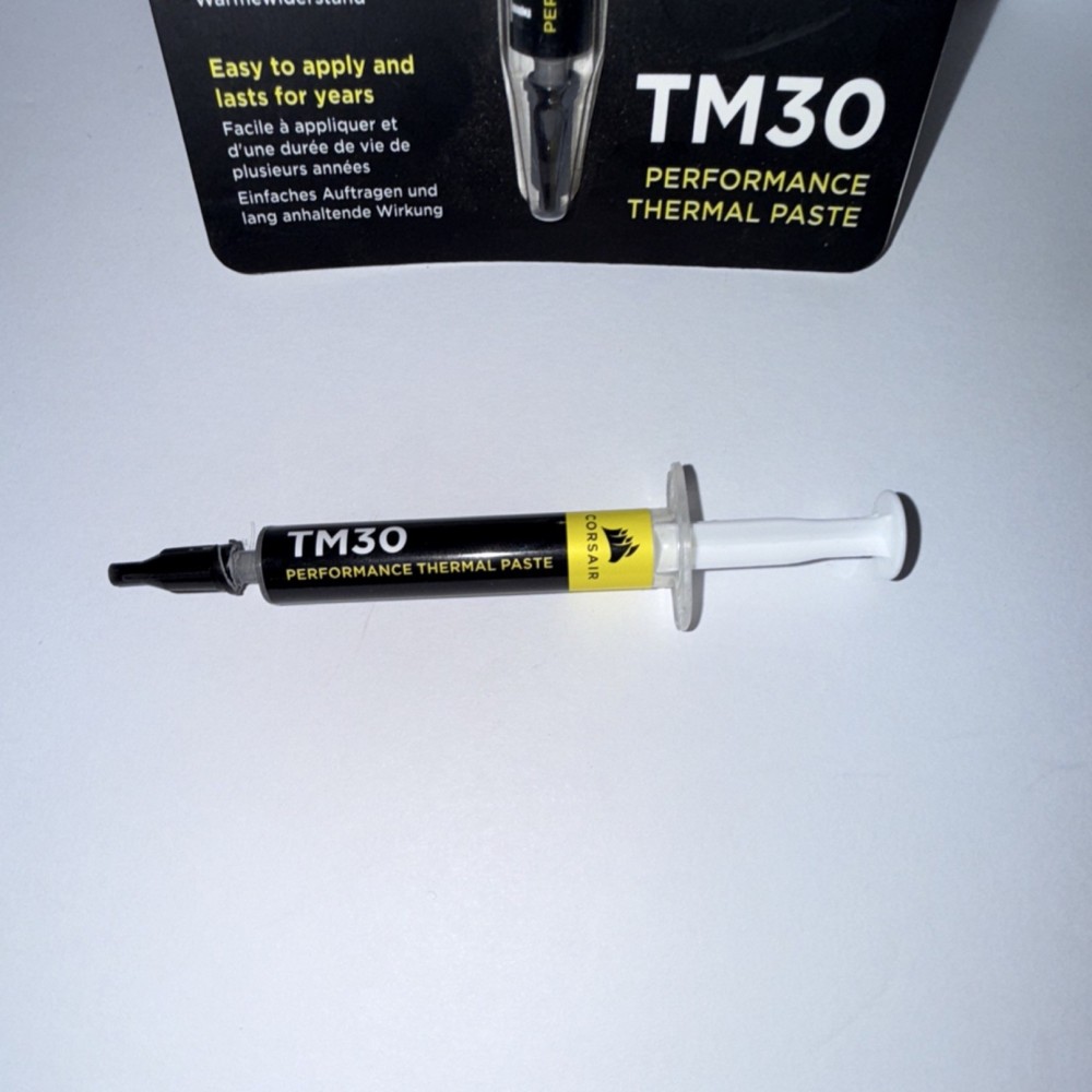 Corsair TM30 Performance Thermal Compound Zinc Oxide Syringe Gray CPU Processor