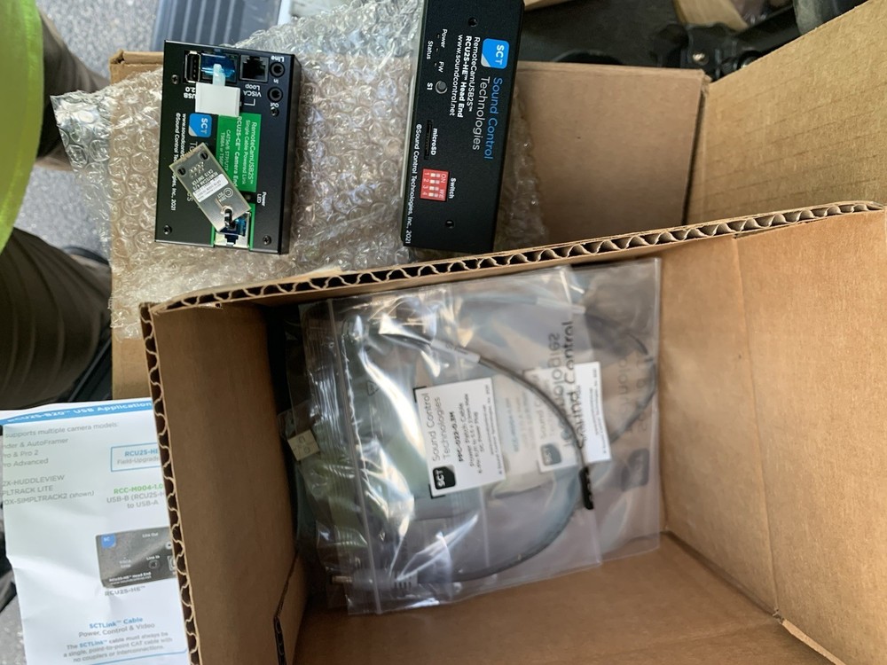 SOUND CONTROL TECHNOLOGIES RCU2S-HE REMOTE CAM USB2S HEAD & CAMERA END (mcF92)