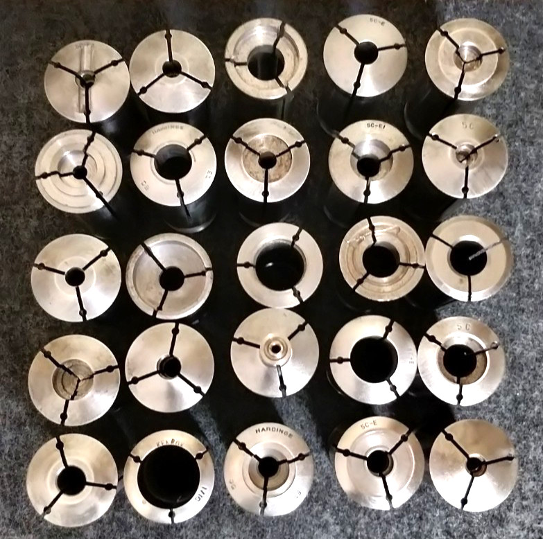 5C COLLET Lot  E EMERGENCY COLLETS 25 PIECE SET