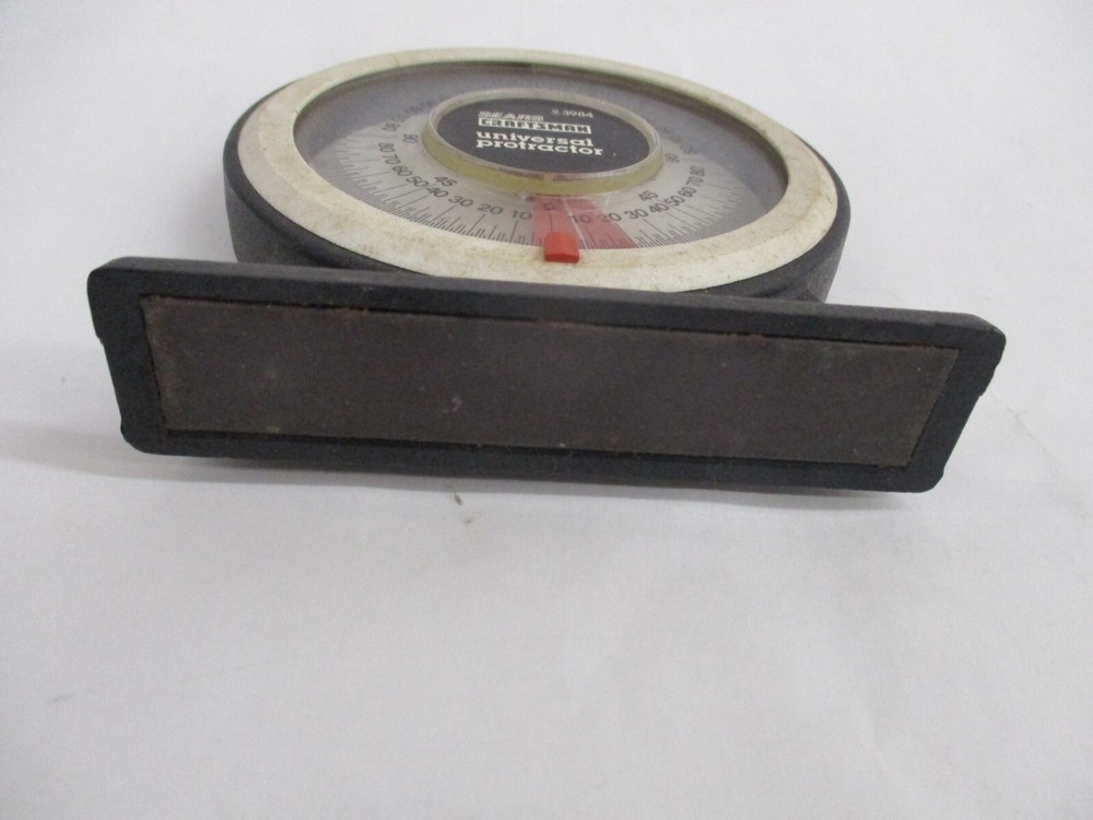 Vintage Sears Craftsman Magnetic Universal Protractor