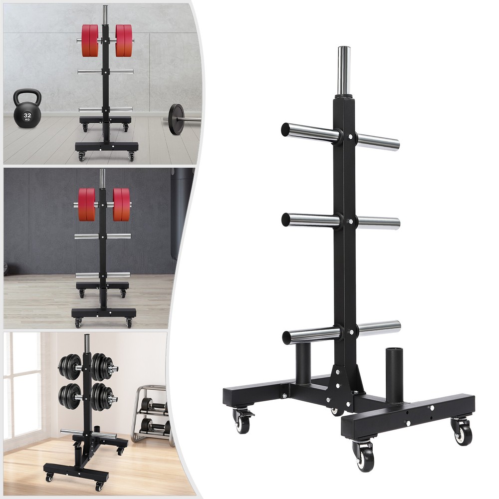 1102.3 Lb. Load Capacity Plate Rack Tree Dumbbell Rack Vertical Storage Tree Us