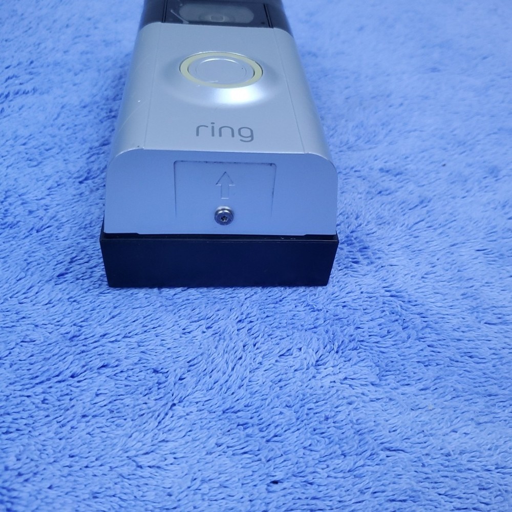 Ring Video Doorbell camera 3 Satin Nickel Untested