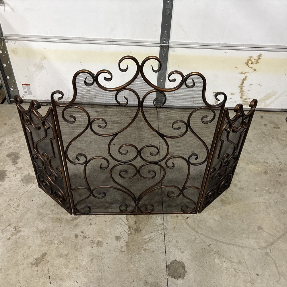 ELUKHT fire guard fold screen. For fireplace.