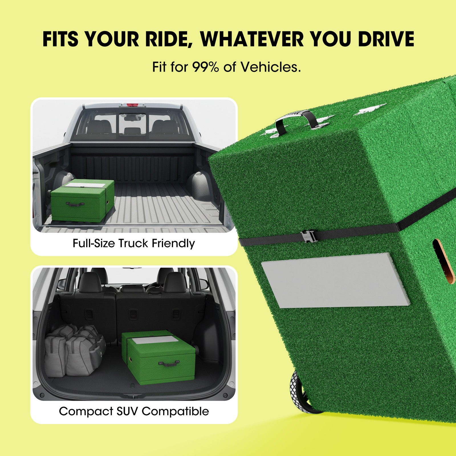 90"Portable Foldable Pitching Mound with Professional Pitching Rubber and Wheels