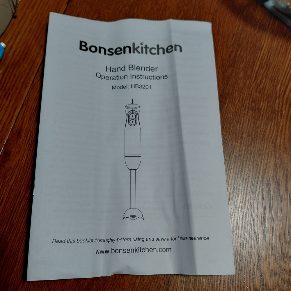 Hand immersion blender