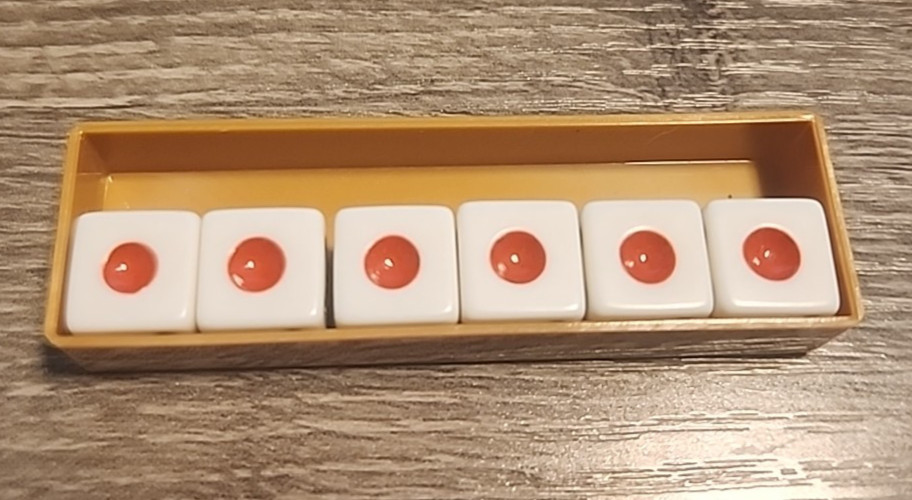 Tenyo (T-72) Flash Dice Missing blue container & Instructions